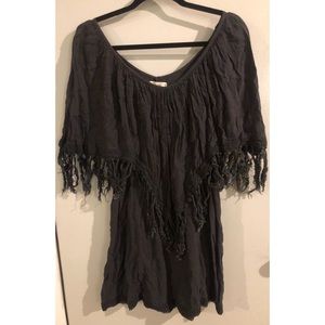 Billabong poncho boho dress